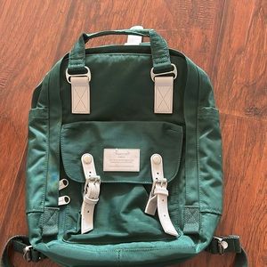 Green backpack